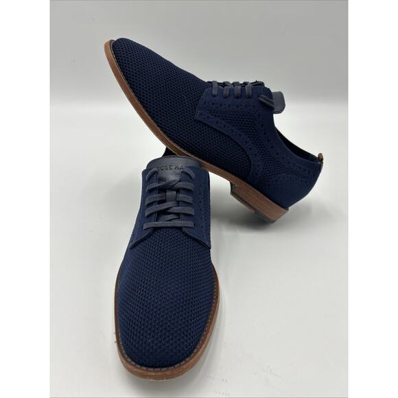 Cole Haan Feathercraft Grand Oxford Marine Men’s Size 9M Navy Blue Style C29716 main image 5